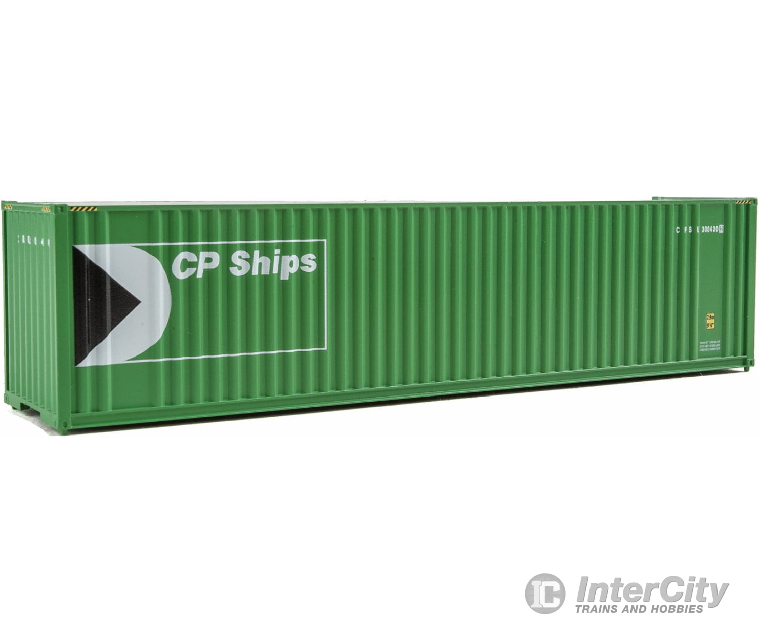 Walthers Scenemaster 8206 40’ Hi Cube Corrugated Container W/Flat Roof - Assembled -- Cp Ships