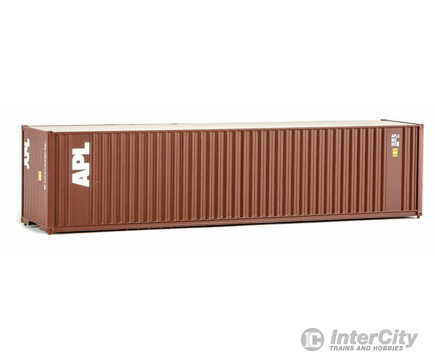 Walthers Scenemaster 8213 40’ Hi-Cube Corrugated Container W/Flat Roof - Assembled -- American