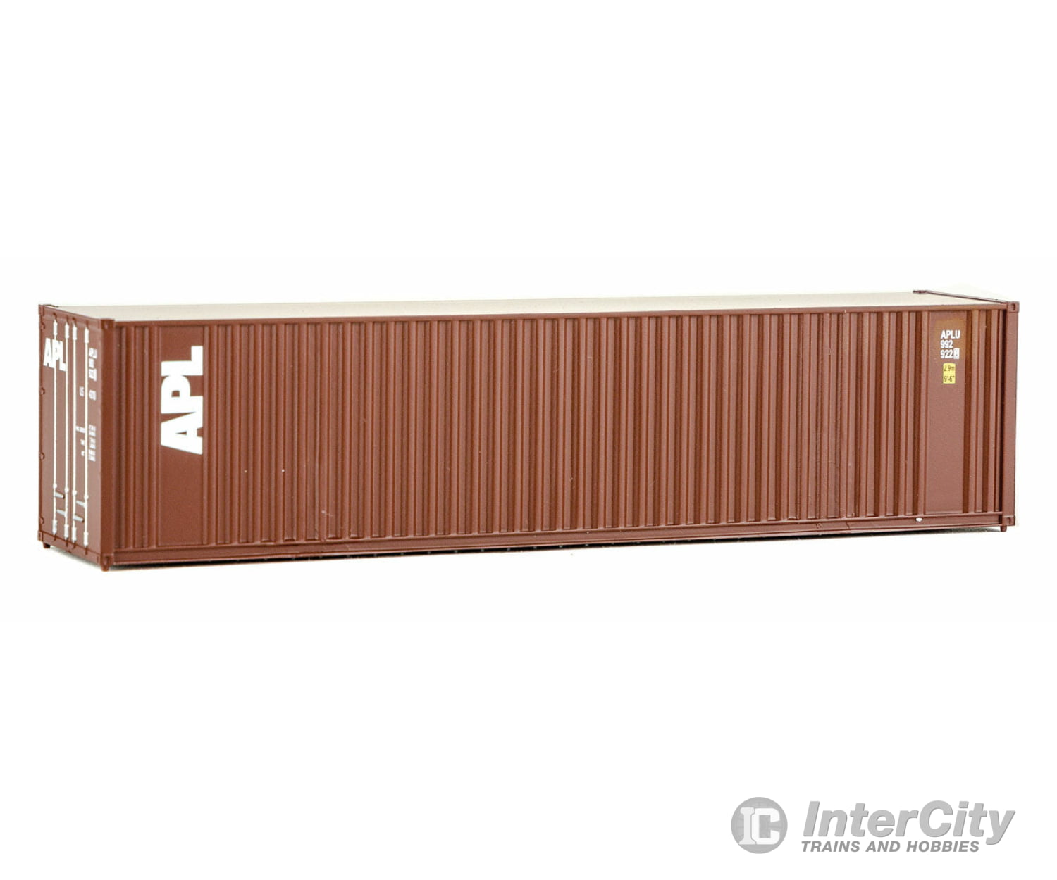 Walthers Scenemaster 8213 40’ Hi-Cube Corrugated Container W/Flat Roof - Assembled -- American