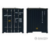 Walthers Scenemaster 8257 40 Hi Cube Corrugated Side Container - Assembled -- Cma-Cgm (New Logo)