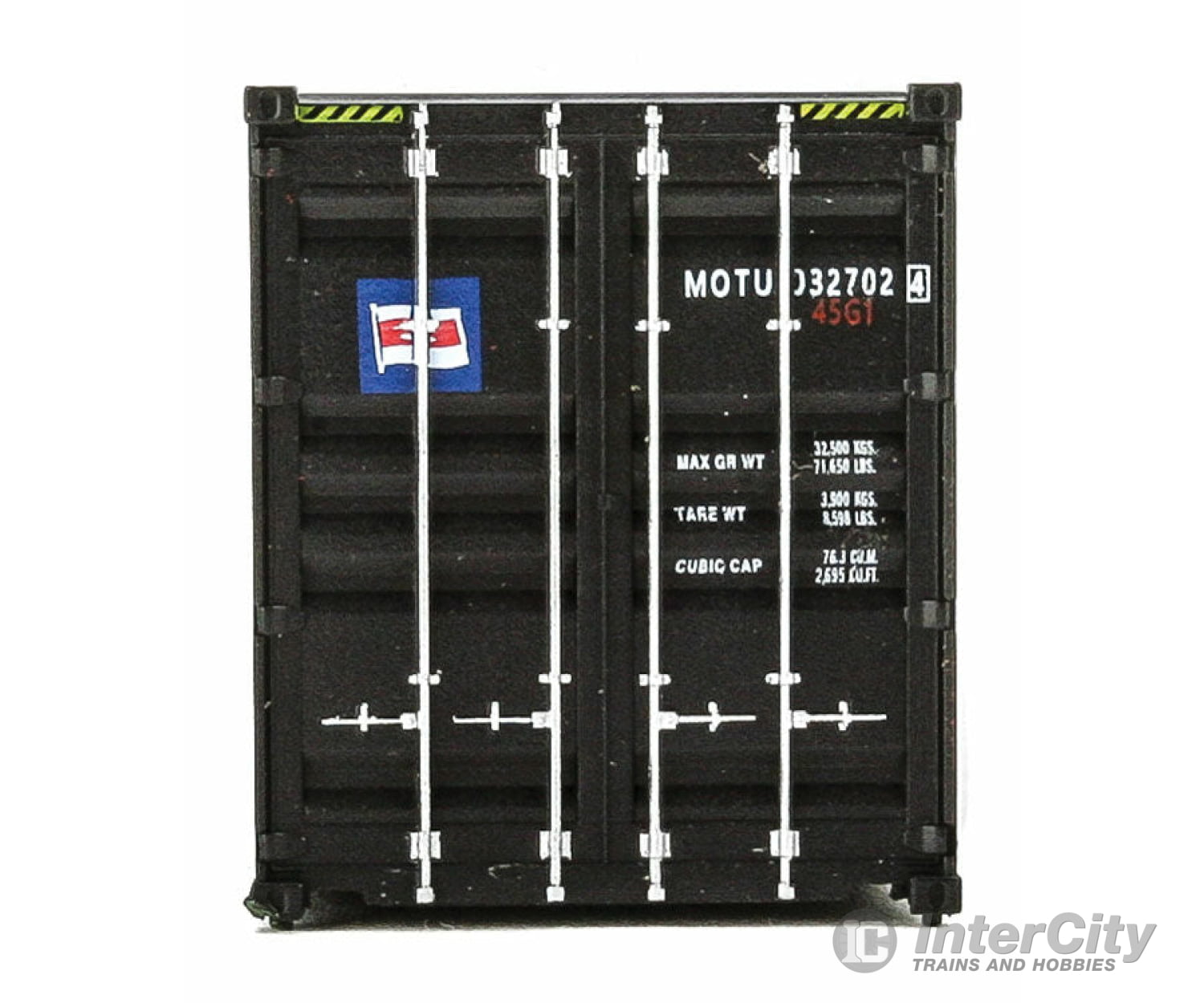 Walthers Scenemaster 8264 40’ Hi-Cube Corrugated-Side Container - Assembled -- Mitsui Osk Lines