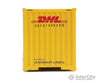 Walthers Scenemaster 8267 40’ Hi - Cube Corrugated - Side Container - Assembled - - Dhl (Yellow