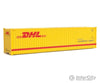 Walthers Scenemaster 8267 40’ Hi - Cube Corrugated - Side Container - Assembled - - Dhl (Yellow