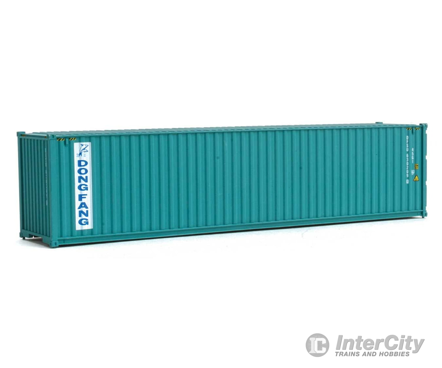 Walthers Scenemaster 8268 40’ Hi-Cube Corrugated-Side Container - Assembled -- Dong Fang (Green