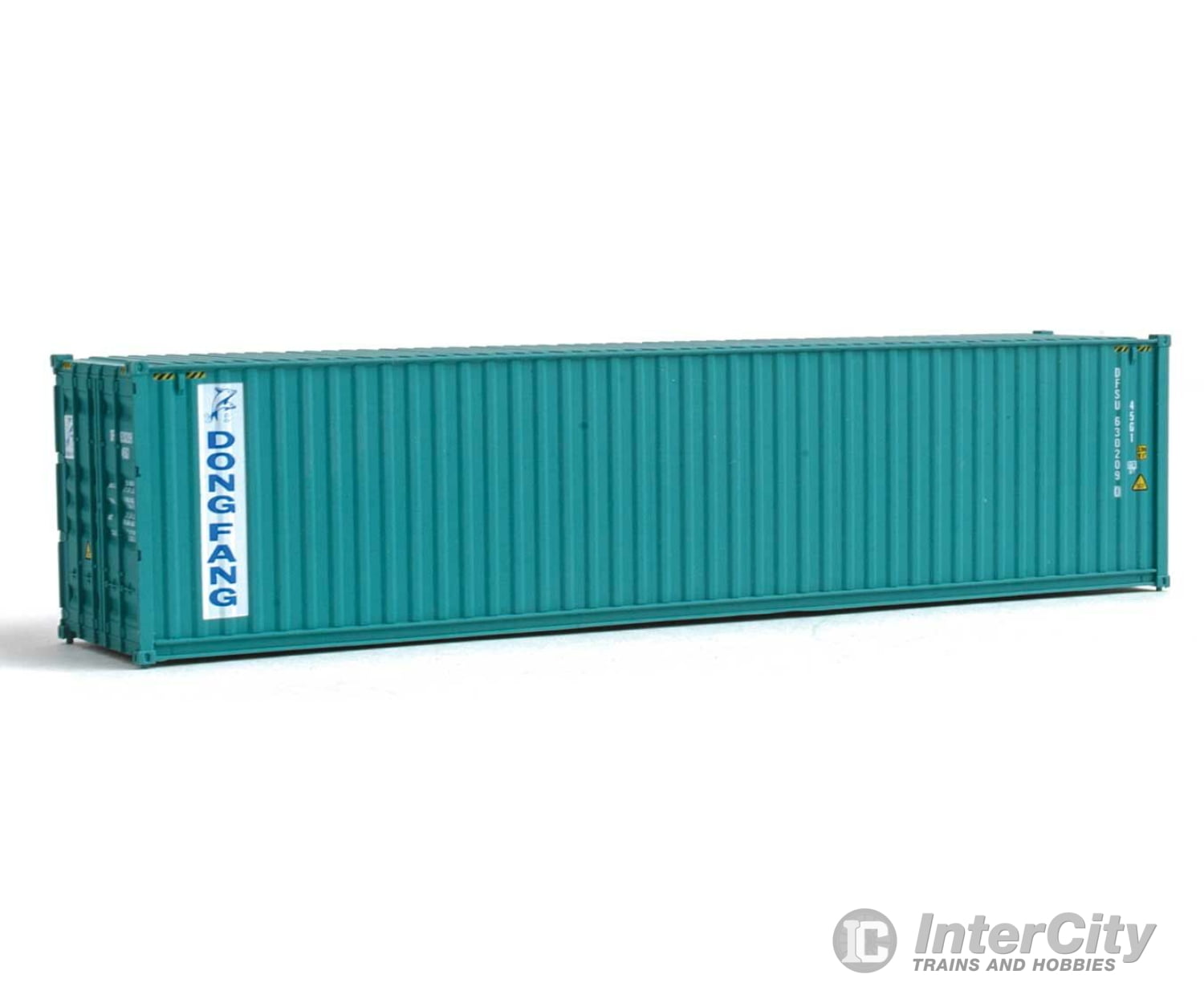 Walthers Scenemaster 8268 40’ Hi-Cube Corrugated-Side Container - Assembled -- Dong Fang (Green