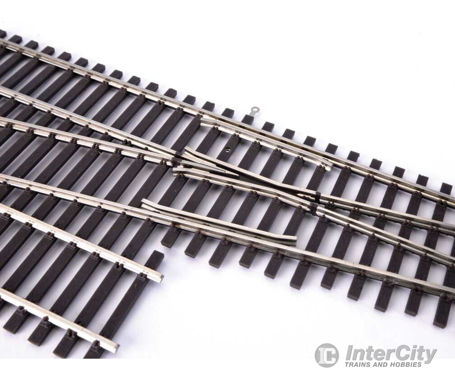 Walthers Scenemaster 83075 Code 83 Nickel Silver Dcc Friendly Number 6 Single Crossover Turnout --