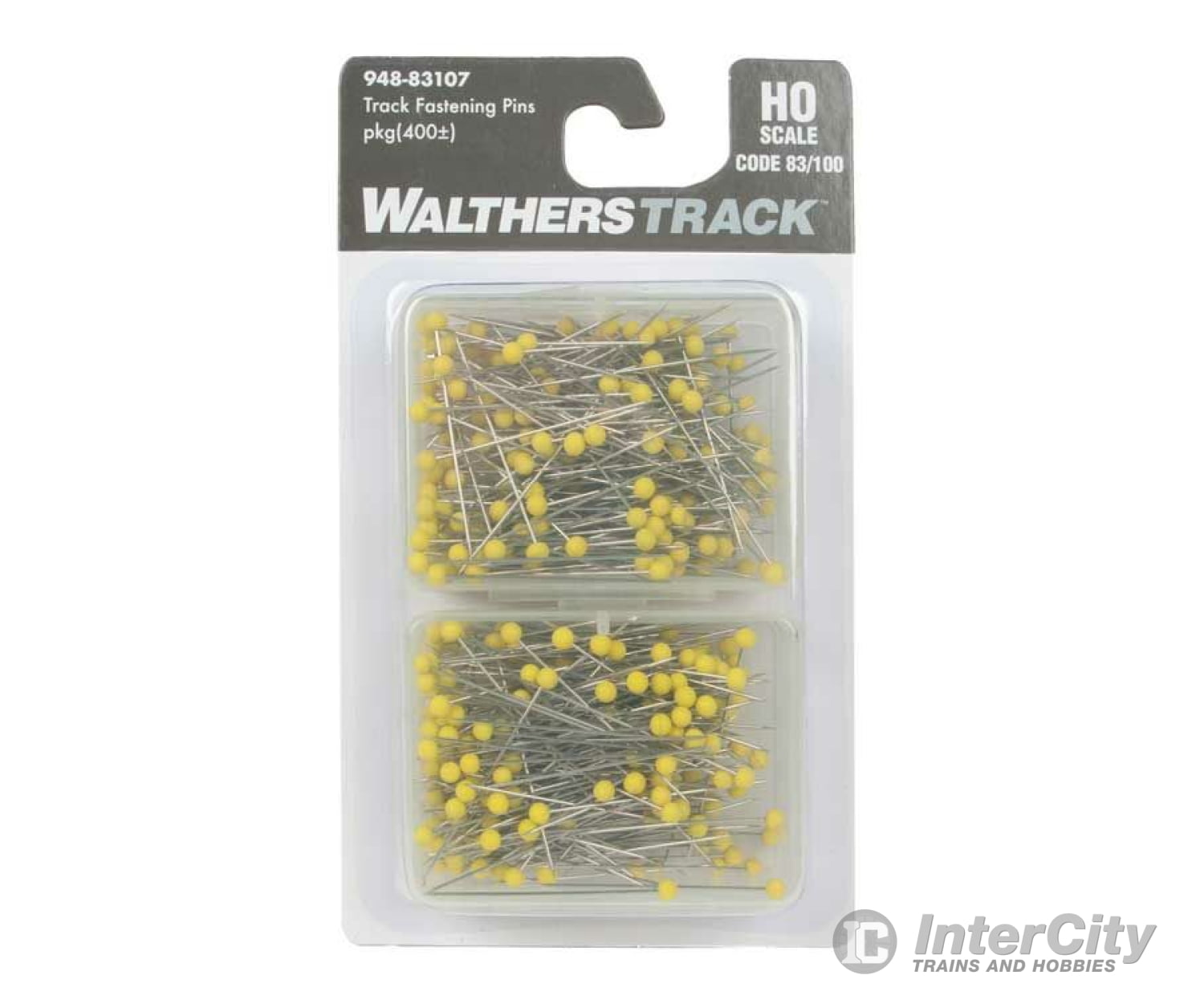 Walthers Scenemaster 83107 Code 83 / 100 Track Fastening Pins - About 400 Per Pack Accessories