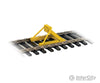 Walthers Scenemaster 83108 Assembled Track Bumper Pkg(4) -- Yellow Accessories