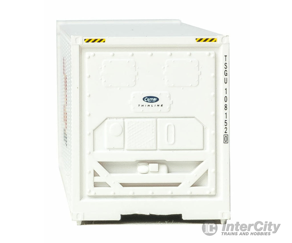 Walthers Scenemaster 8359 40’ Hi-Cube Smooth-Side Reefer Container - Assembled -- Dole (White Red