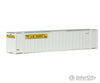 Walthers Scenemaster 8472 48’ Ribbed-Side Container - Assembled -- J.b. Hunt (White Yellow Black)