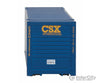 Walthers Scenemaster 8502 53’ Singamas Corrugated Side Container - Ready To Run -- Csx