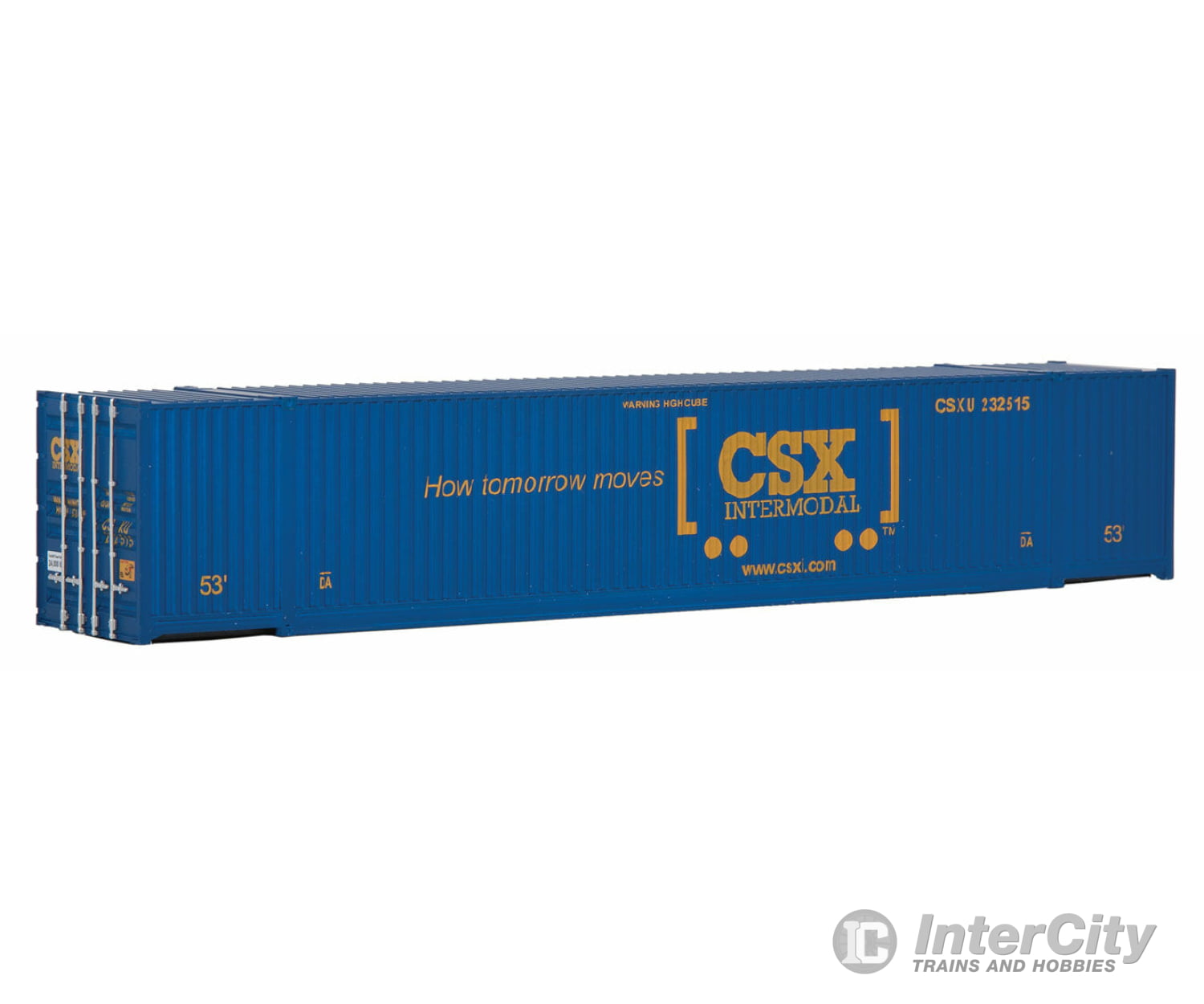 Walthers Scenemaster 8502 53’ Singamas Corrugated Side Container - Ready To Run -- Csx