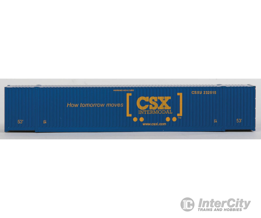 Walthers Scenemaster 8502 53’ Singamas Corrugated Side Container - Ready To Run -- Csx