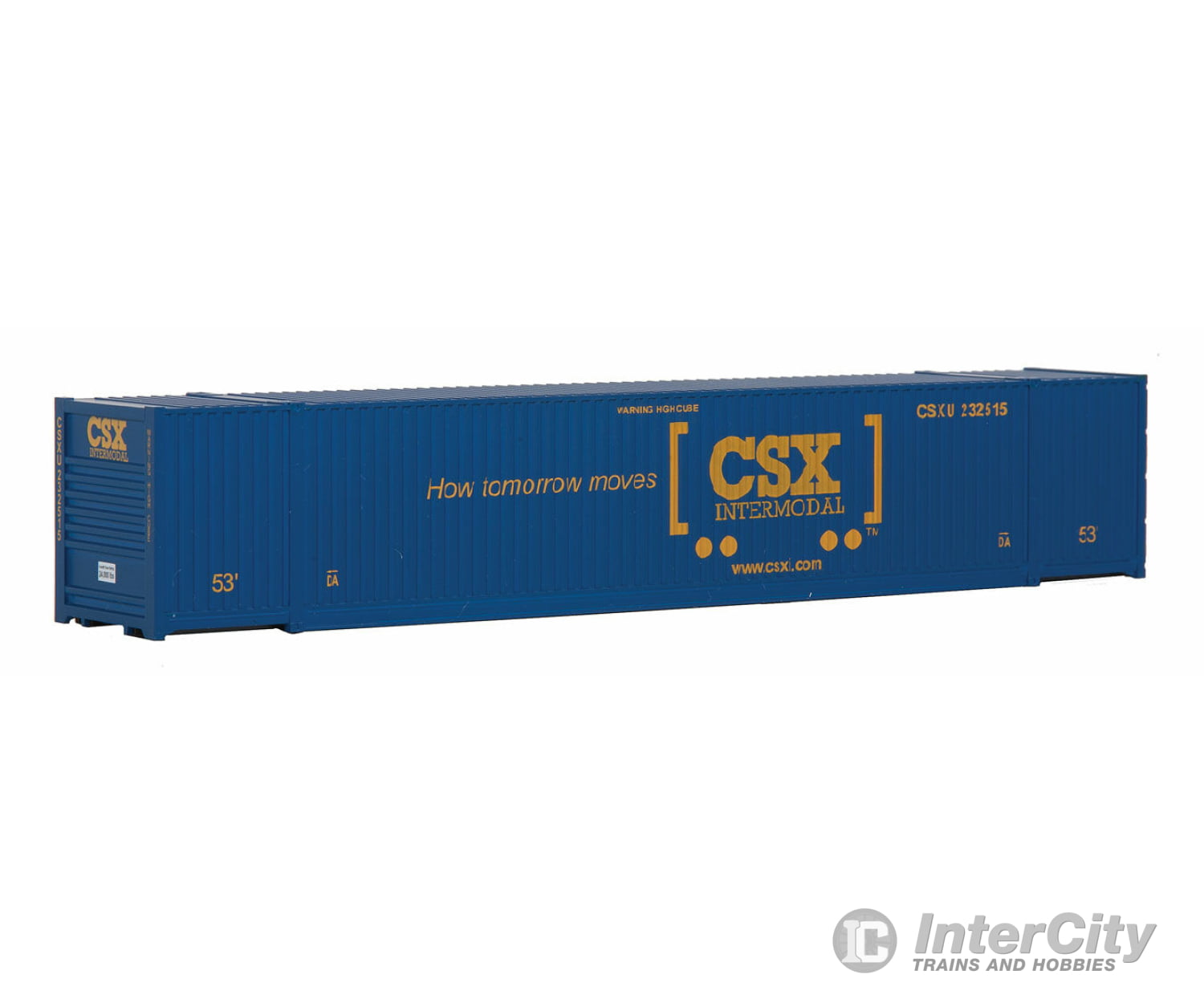 Walthers Scenemaster 8502 53’ Singamas Corrugated Side Container - Ready To Run -- Csx