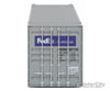 Walthers Scenemaster 8504 53’ Singamas Corrugated Side Container - Ready To Run -- Fedex