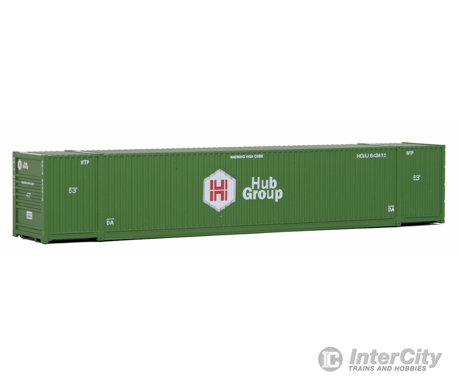 Walthers Scenemaster 8505 53’ Singamas Corrugated Side Container - Ready To Run -- Hub Group