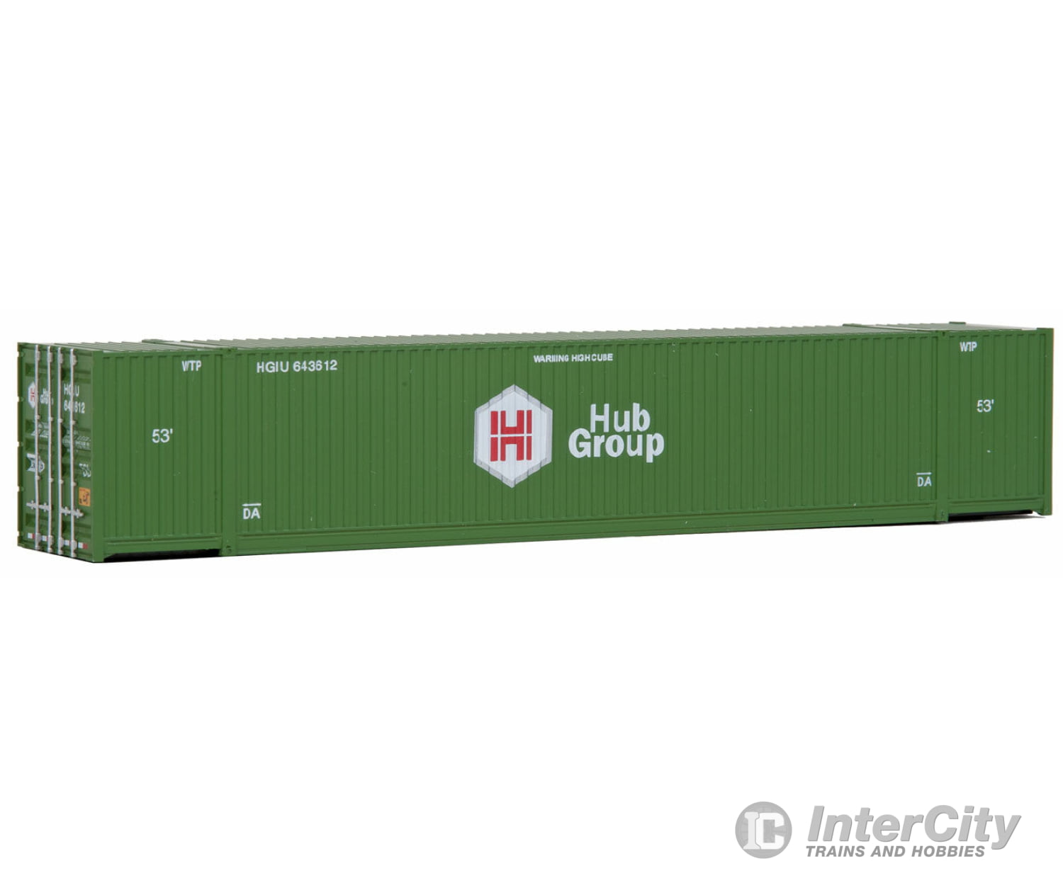 Walthers Scenemaster 8505 53’ Singamas Corrugated Side Container - Ready To Run -- Hub Group