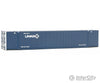 Walthers Scenemaster 8524 53’ Singamas Corrugated-Side Container - Assembled -- Umax (Blue White)