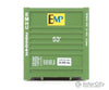 Walthers Scenemaster 8530 53’ Singamas Corrugated-Side Container - Assembled -- Emp (Green Blue