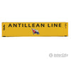 Walthers Scenemaster 8551 45’ Cimc Container - Assembled -- Antillean Line (Yellow Black Blue