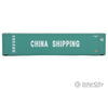 Walthers Scenemaster 8552 45’ Cimc Container - Assembled -- China Shipping (Green White) Freight