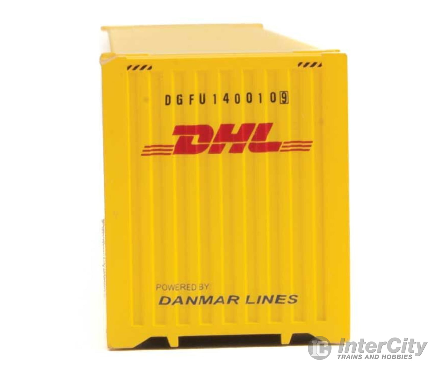 Walthers Scenemaster 8560 45’ Cimc Container - Assembled -- Dhl (Yellow Red) Freight Loads &