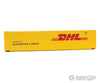 Walthers Scenemaster 8560 45’ Cimc Container - Assembled -- Dhl (Yellow Red) Freight Loads &