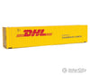 Walthers Scenemaster 8560 45’ Cimc Container - Assembled -- Dhl (Yellow Red) Freight Loads &