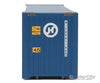 Walthers Scenemaster 8561 45’ Cimc Container - Assembled -- Hanjin (Blue White) Freight Loads &