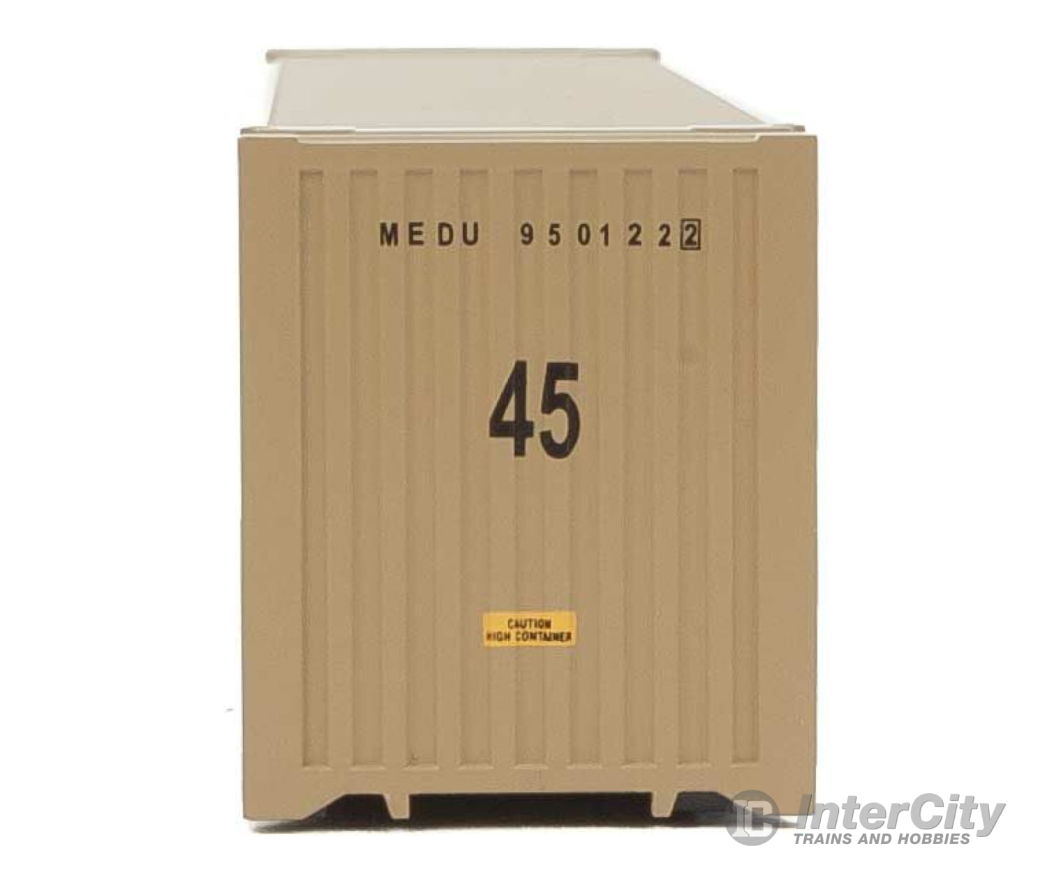 Walthers Scenemaster 8565 45’ Cimc Container - Assembled -- Mediterranean Shipping Co. (Beige