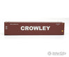 Walthers Scenemaster 8571 45’ Cimc Container - Assembled -- Crowley (Brown White) Freight Loads &