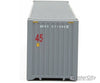 Walthers Scenemaster 8572 45’ Cimc Container - Assembled -- Mitsui Osk (Gray White Red Green