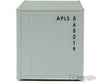 Walthers Scenemaster 8651 20 Smooth-Side Container - Ready To Run -- American President Lines (Gray