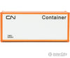 Walthers Scenemaster 8653 20 Smooth-Side Container - Ready To Run -- Canadian National (White Black;