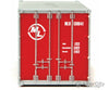 Walthers Scenemaster 8656 20’ Smooth-Side Container - Ready To Run -- Manchester Liners (Red