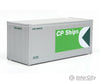 Walthers Scenemaster 8662 20 Smooth-Side Container - Ready To Run -- Cp Ships (White Green) Freight