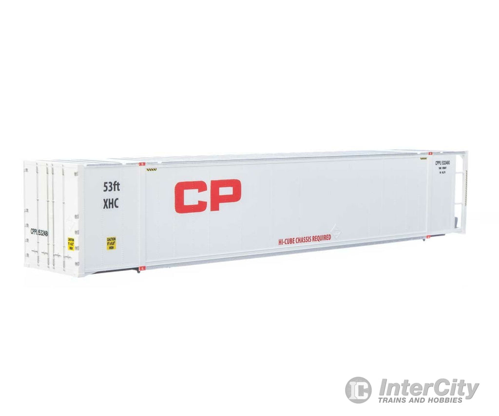 Walthers Scenemaster 8703 53’ Reefer Container - Ready To Run -- Canadian Pacific Freight Loads &