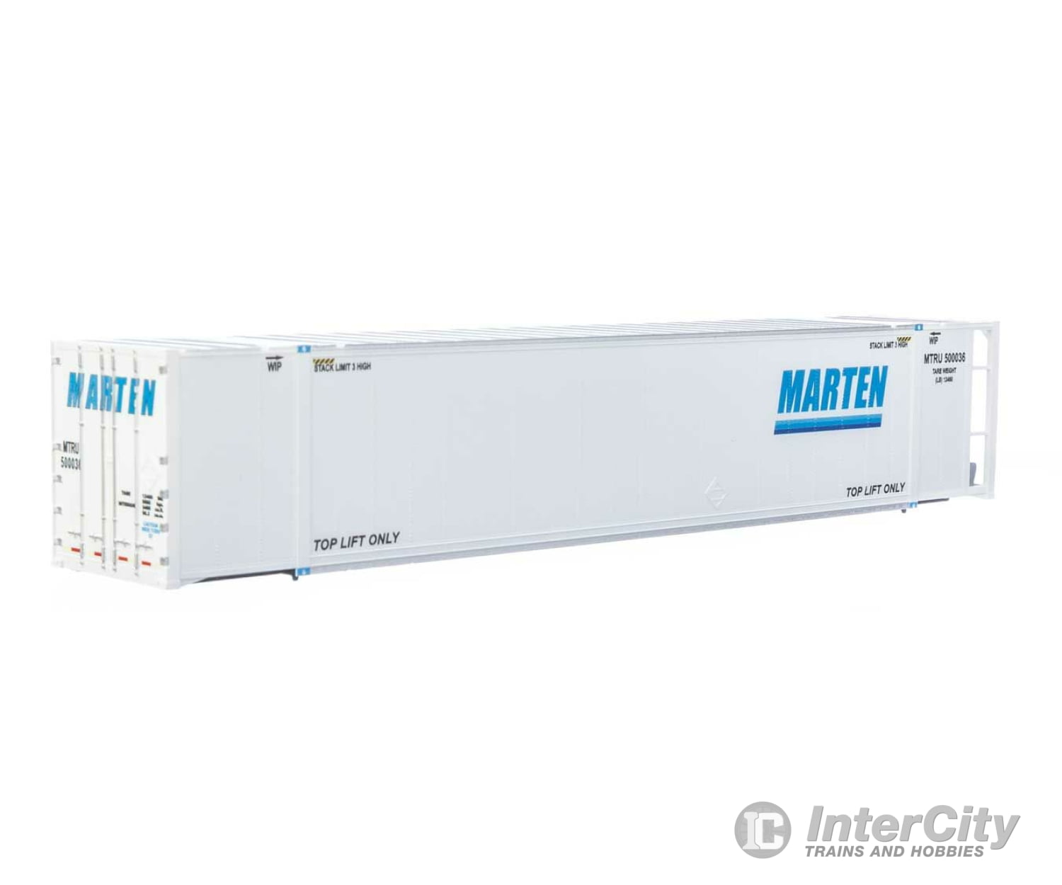 Walthers Scenemaster 8707 53’ Reefer Container - Ready To Run -- Marten Freight Loads & Containers