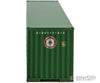 Walthers Scenemaster 8802 40’ Hi Cube Ribbed Side Container - Assembled -- Evergreen Freight