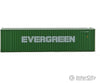 Walthers Scenemaster 8802 40’ Hi Cube Ribbed Side Container - Assembled -- Evergreen Freight