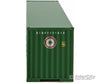 Walthers Scenemaster 8802 40’ Hi Cube Ribbed Side Container - Assembled -- Evergreen Freight