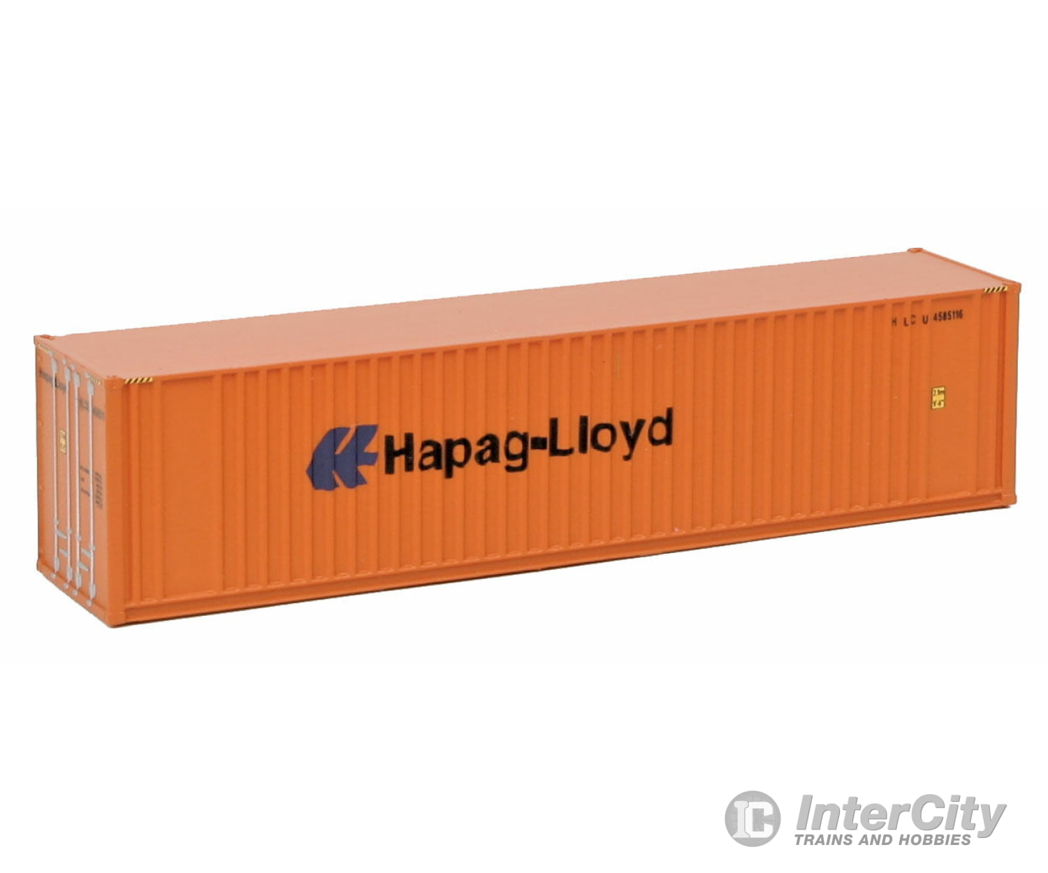 Walthers Scenemaster 8804 40’ Hi Cube Ribbed Side Container - Assembled -- Hapag-Lloyd Freight