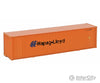 Walthers Scenemaster 8804 40’ Hi Cube Ribbed Side Container - Assembled -- Hapag-Lloyd Freight