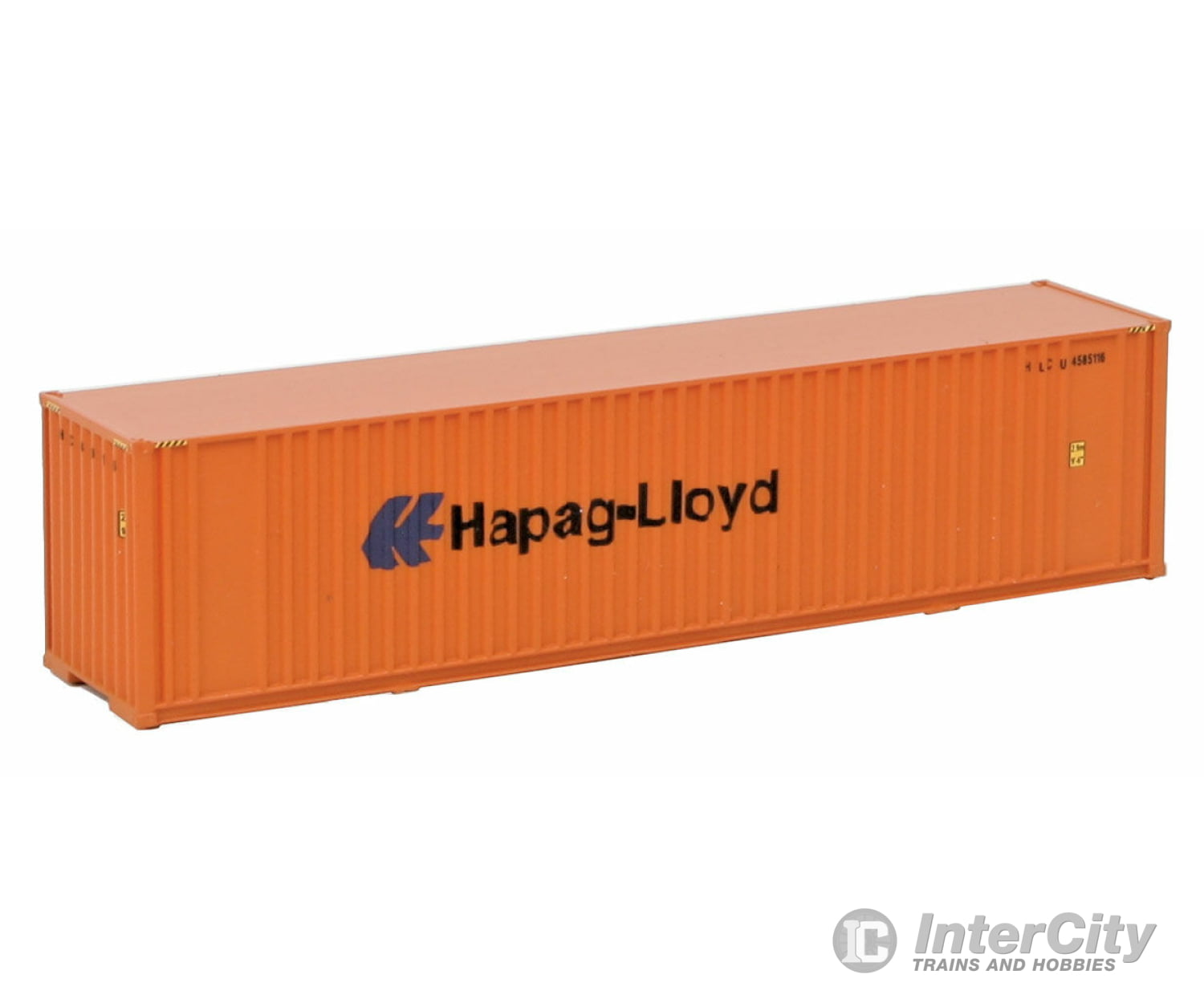 Walthers Scenemaster 8804 40’ Hi Cube Ribbed Side Container - Assembled -- Hapag-Lloyd Freight