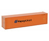 Walthers Scenemaster 8804 40’ Hi Cube Ribbed Side Container - Assembled -- Hapag-Lloyd Freight