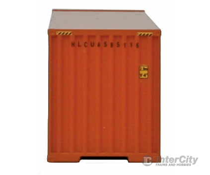 Walthers Scenemaster 8804 40’ Hi Cube Ribbed Side Container - Assembled -- Hapag-Lloyd Freight