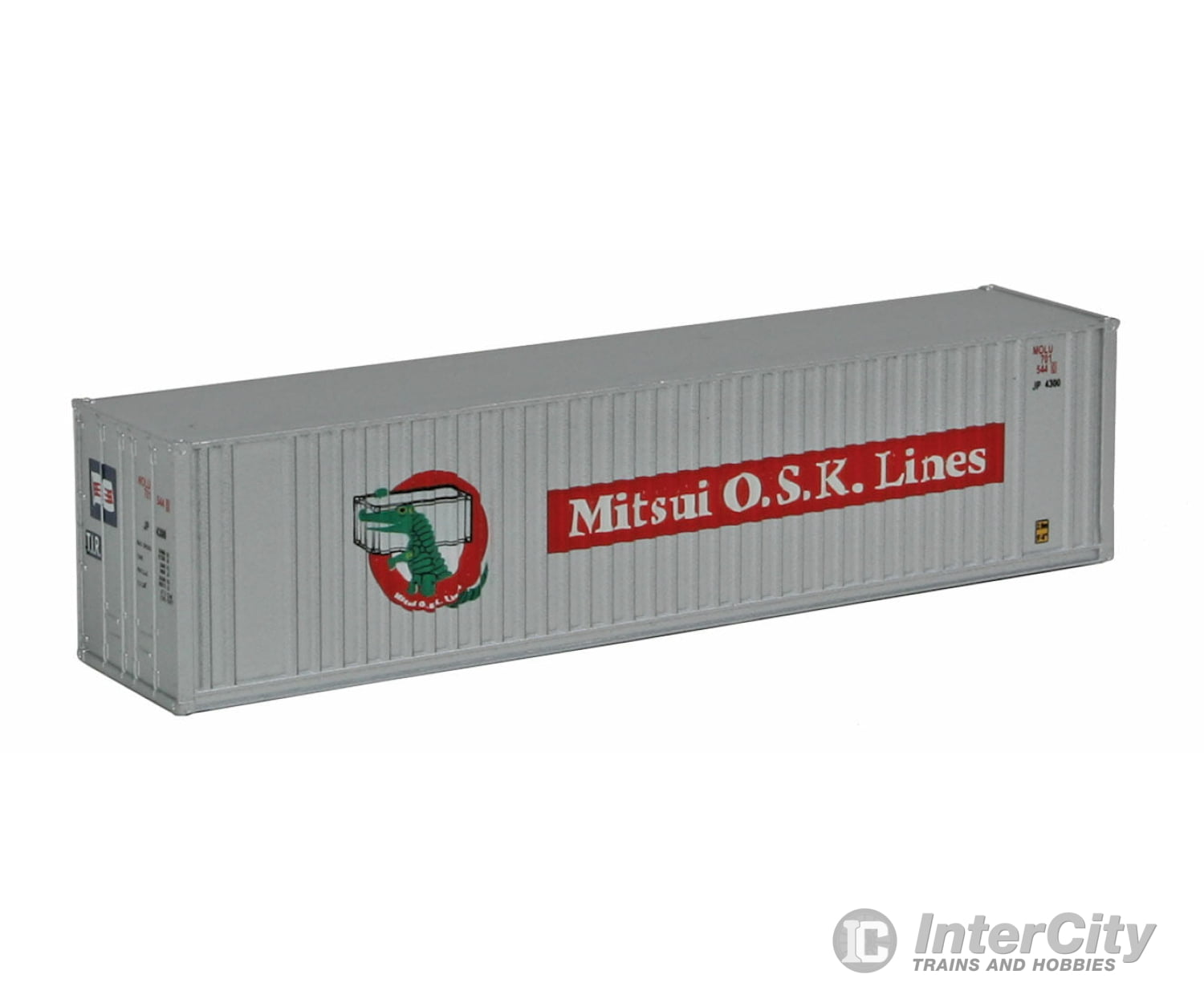 Walthers Scenemaster 8805 40’ Hi Cube Ribbed Side Container - Assembled -- Mitsui Osk Freight