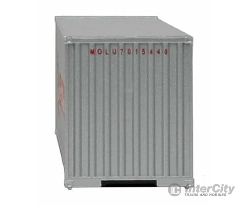 Walthers Scenemaster 8805 40’ Hi Cube Ribbed Side Container - Assembled -- Mitsui Osk Freight