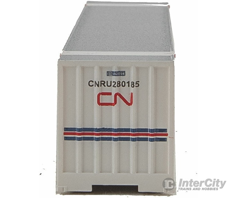 Walthers Scenemaster 8841 48’ Ribbed Side Container - Assembled -- Canadian National (Laser