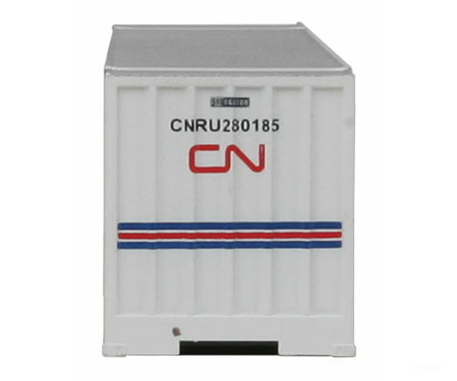 Walthers Scenemaster 8841 48’ Ribbed Side Container - Assembled -- Canadian National (Laser